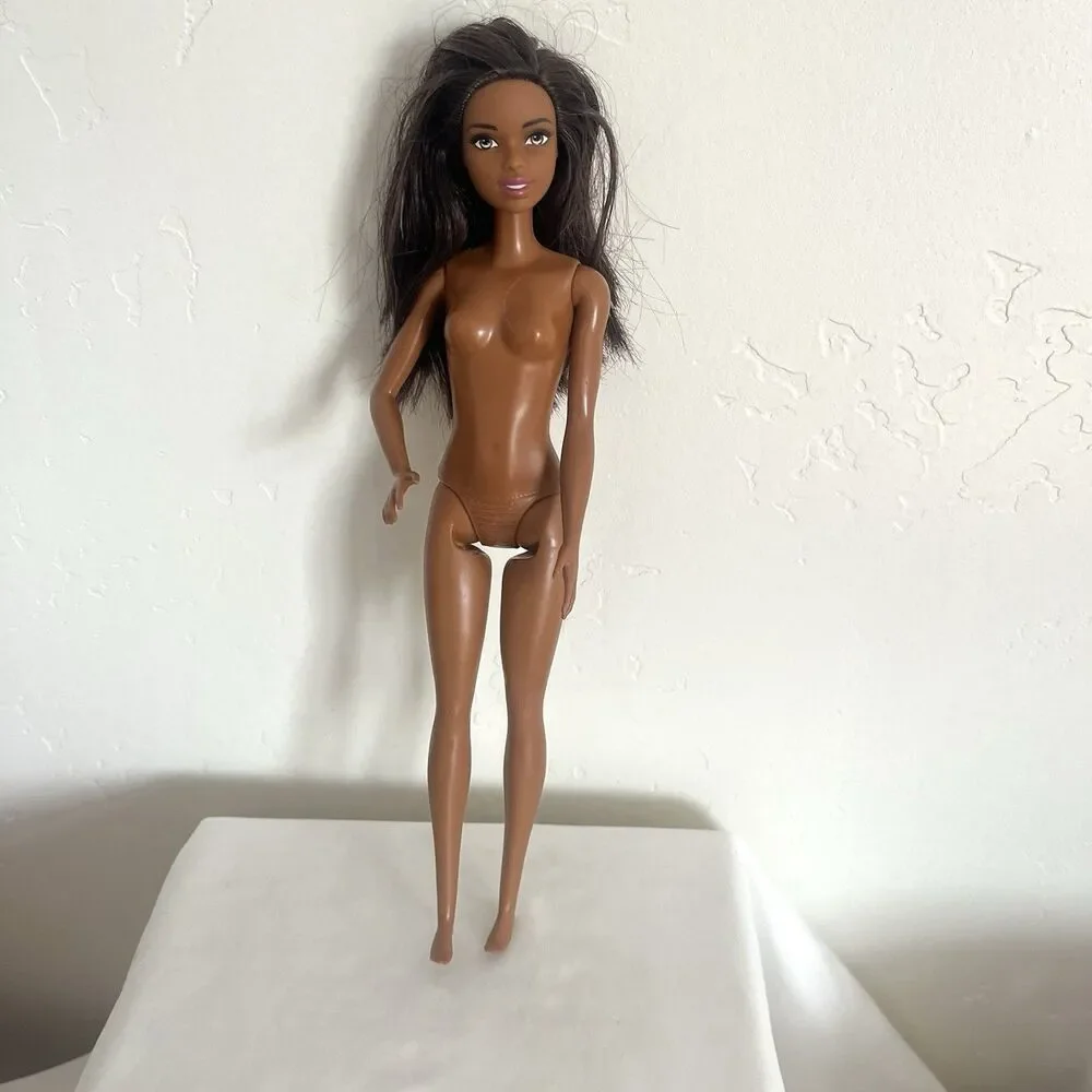 3 Lot Barbie Doll Mattel Fashionista African American Caucasian Pocahontas Nude